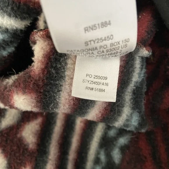 Patagonia Synchilla Sweater men's Medium 1/4 Snap-T Pullover Aztec Saltillo 2016